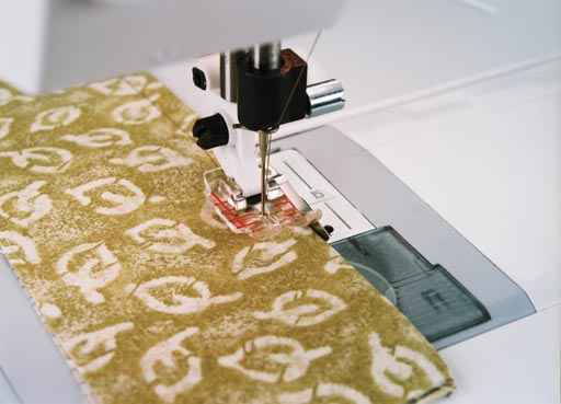 Pied transparent 1/4 inch avec guide bord droit Husqvarna