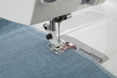 Pied transparent avec guide de piquage Husqvarna