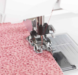 Pied quilting avec guide bord droit semelle interchangeable Husqvarna