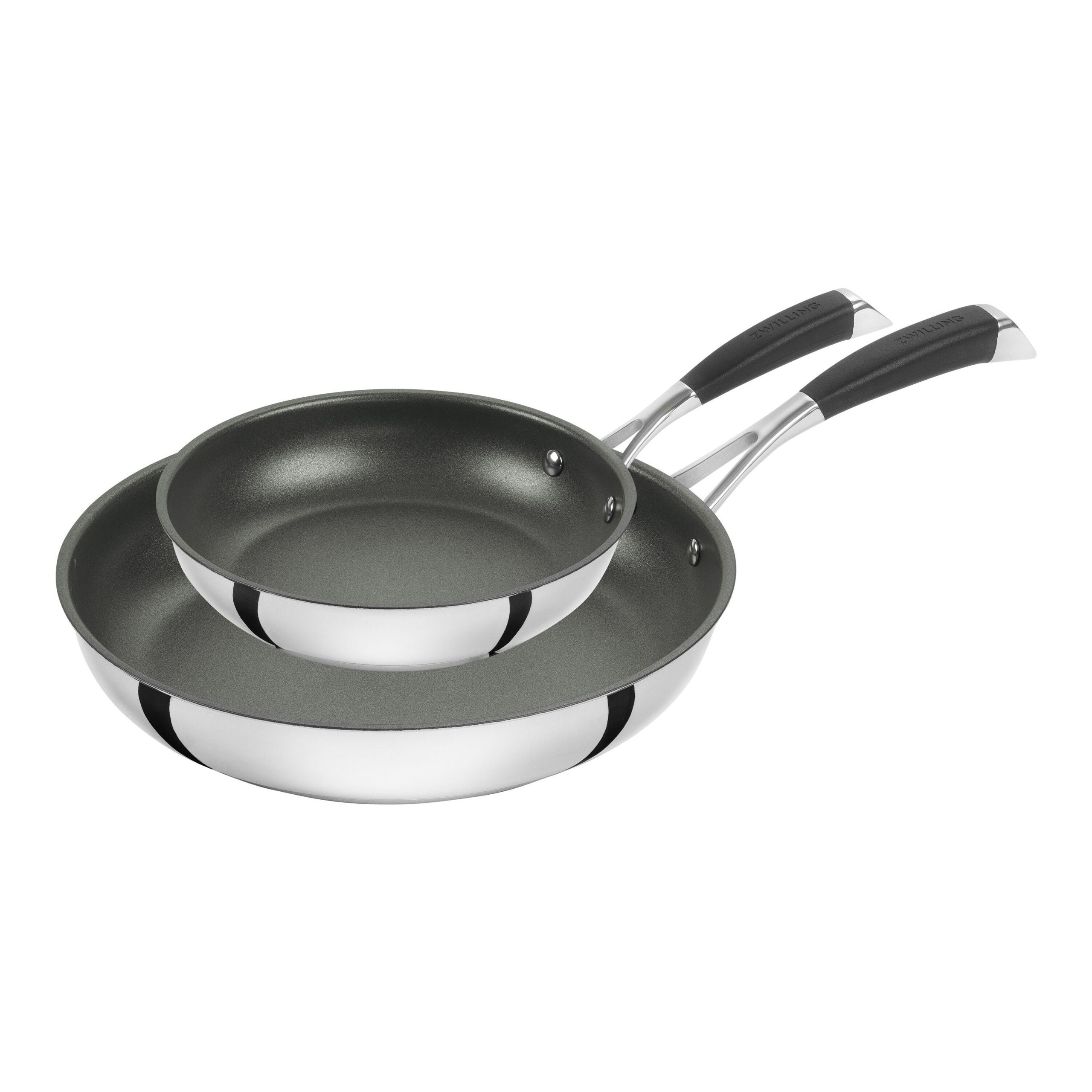 Set de poêles. 2-pcs. /20/28 cm, Acier Inoxydable