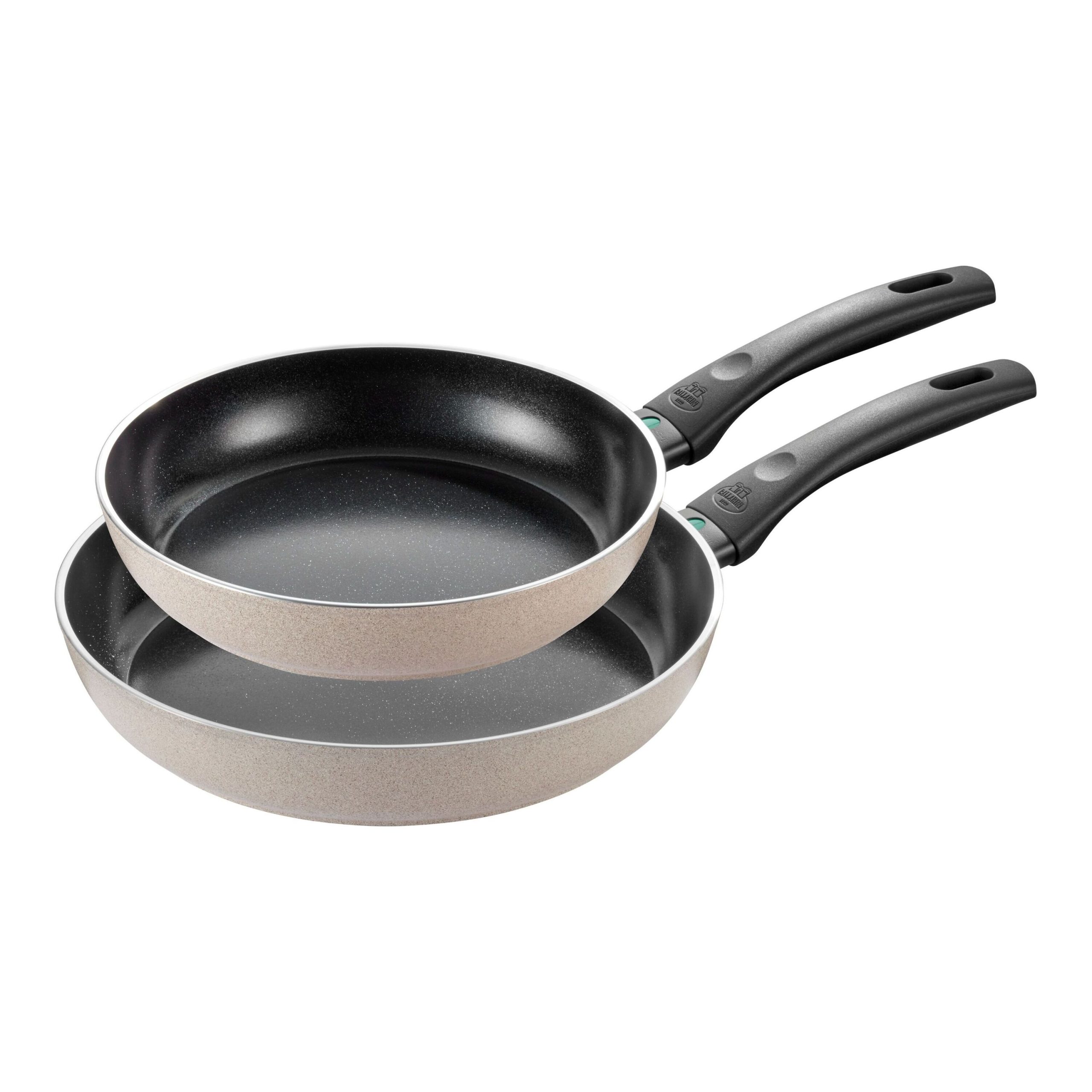 Set de poêles, 2-pcs. /24/28 cm, beige, Aluminium