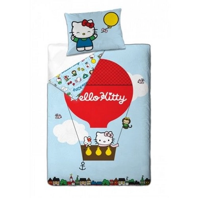 Housse de Couette Hello Kitty Ballon Coton