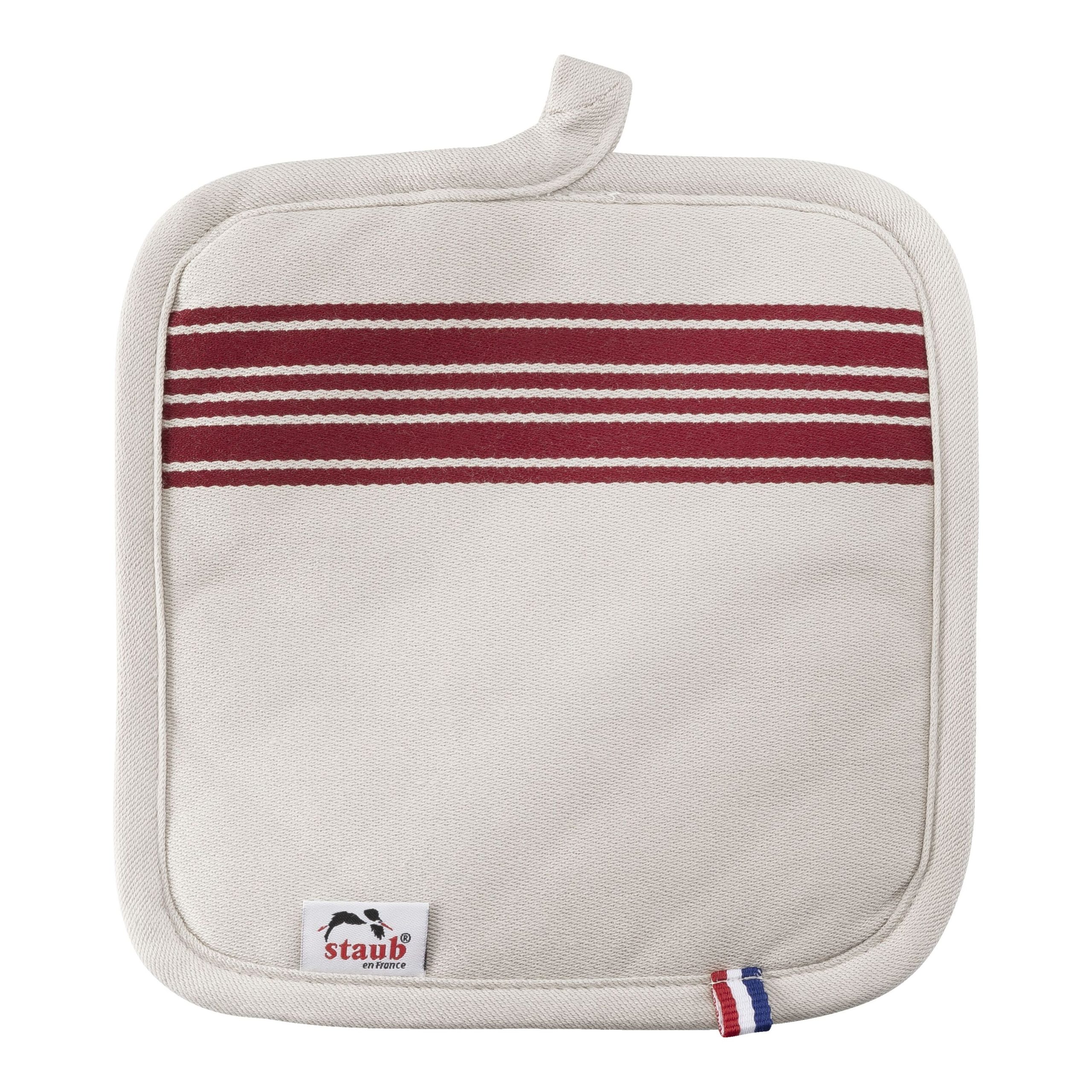 21 cm x 21 cm / 2-pcs, Set de maniques, Cerise