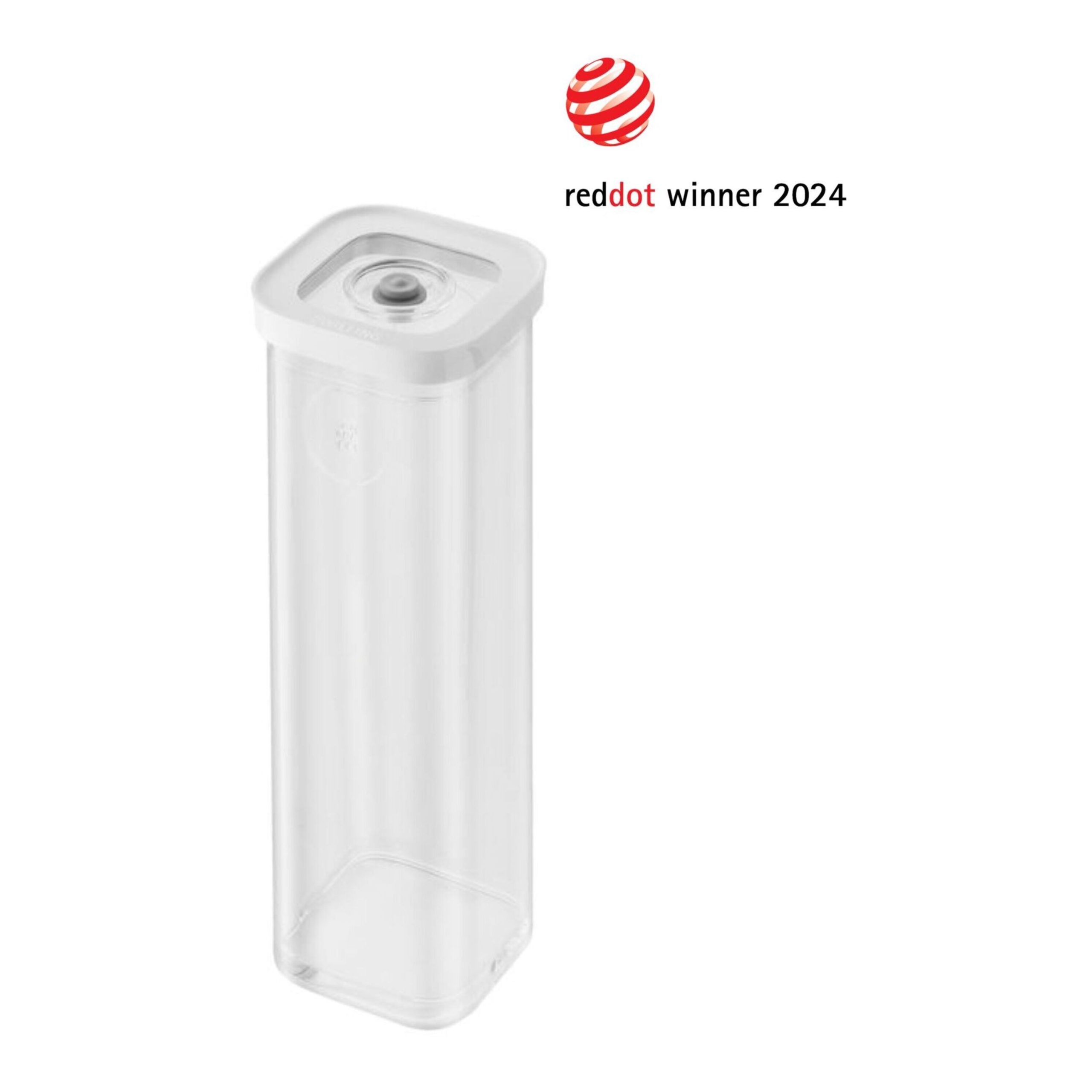 Boîte CUBE 4S / 11 cm, transparent-blanc