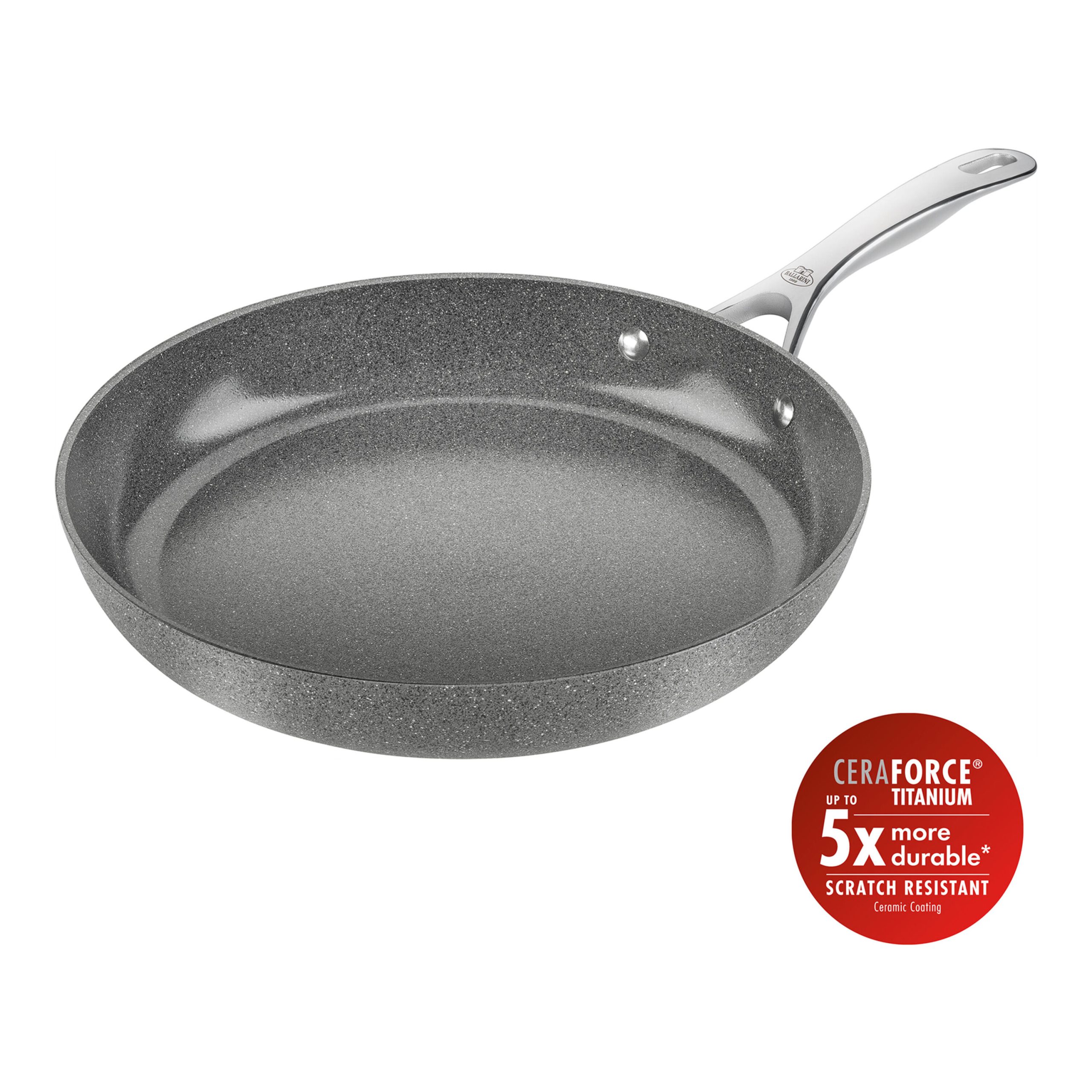 Poêle, 32 cm, Aluminium, Revêtement antiadhésif en céramique renforcée en titane