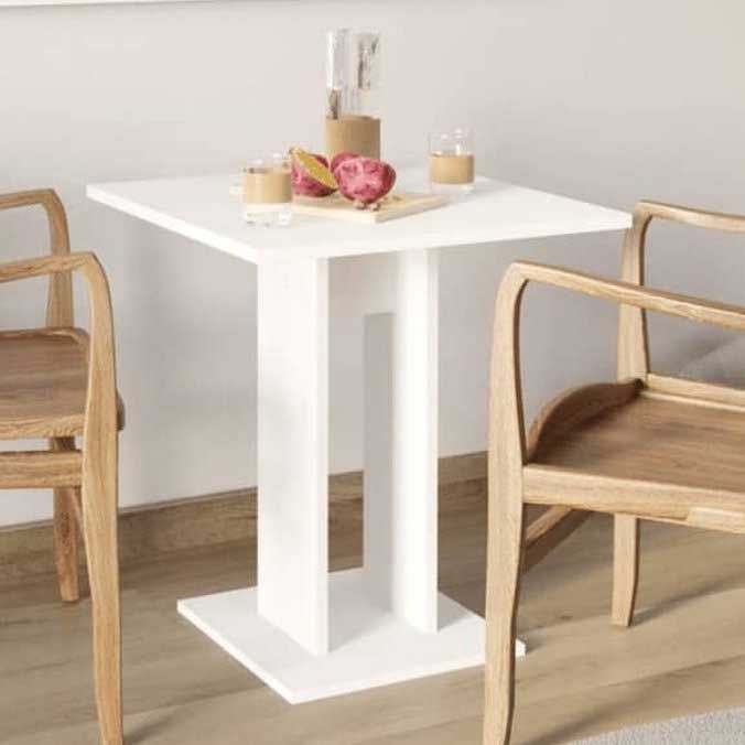 Table à manger Brandon 70x70 - blanc