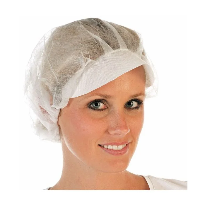 Charlotte de protection Light avec visière - Usage unique - Blanc HYGONORM Lot de 100