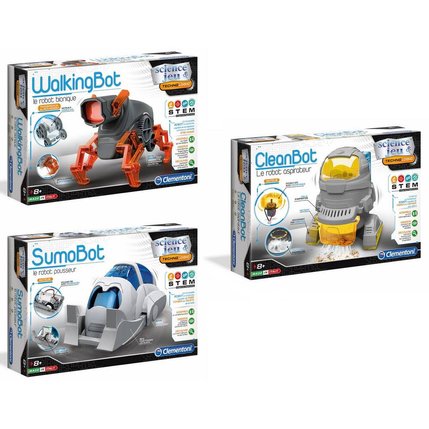 Boite robots a assember clementoni modeles assortis