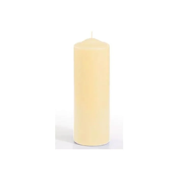 Bougie cylindrique - Crème 20 cm STARPAK