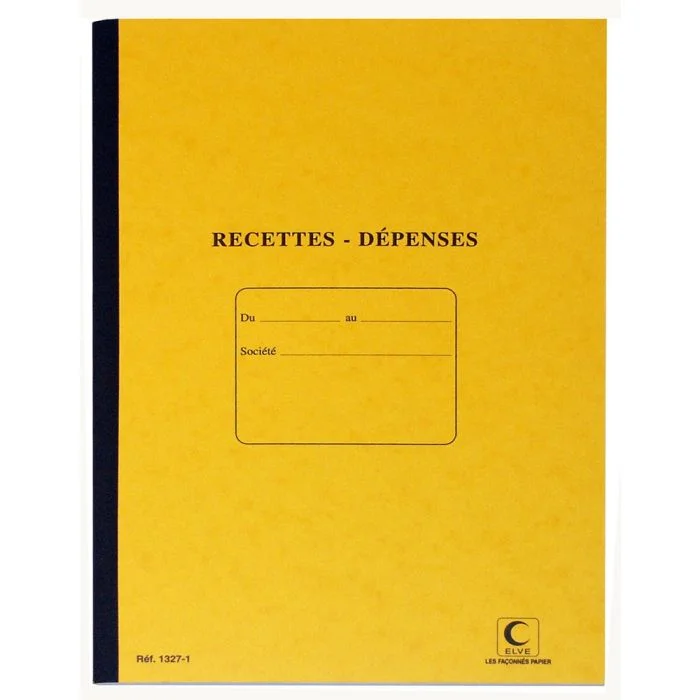 Registre des Recettes et Dépenses - 297 x 210 mm ELVE