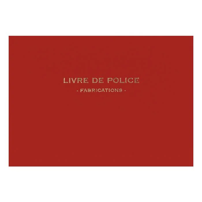 Registre Bijoutier Fabricant - Livre de police Métaux précieux ELVE