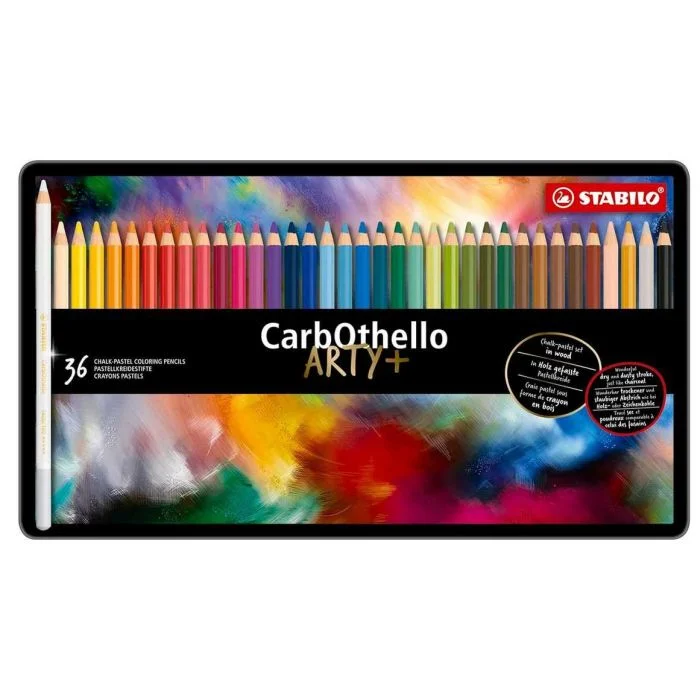 Crayons pastel - Assortiment 36 couleurs STABILO Carbothello ARTY+