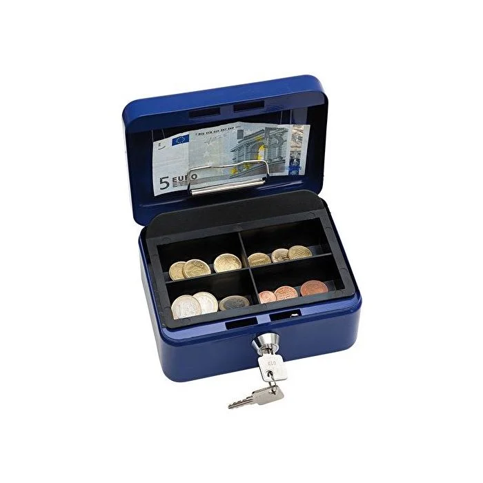 Caissette à Monnaie avec clip - Bleu - 152 x 115 mm WEDO