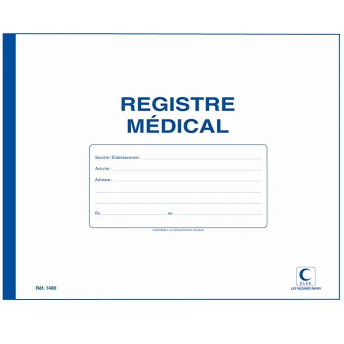 Registre Médical du Personnel ELVE 1480