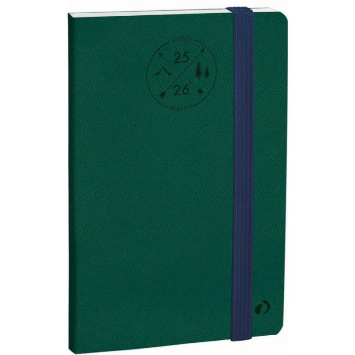 Agenda 2026 Semainier - 210 x 270 mm - Vert Forêt QUO VADIS Président SD