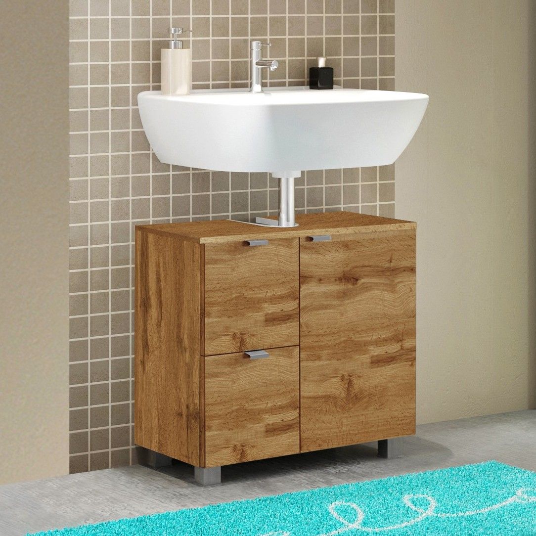 Meuble sous lavabo Bodhi 70cm - chêne