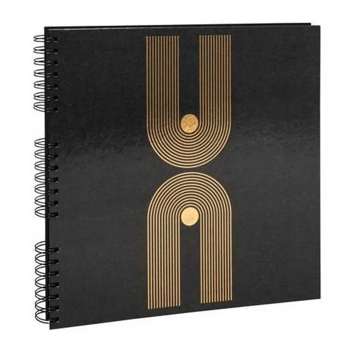 Album Photos Traditionnel 32 x 32 cm - 360 Photos - Noir EXACOMPTA Graphik