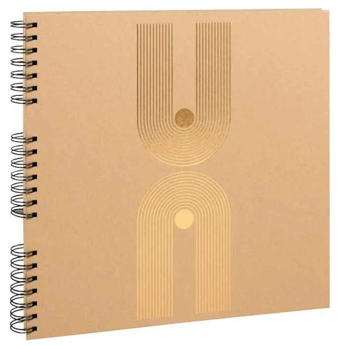 Album Photos Traditionnel 32 x 32 cm - 360 Photos - Kraft EXACOMPTA Graphik