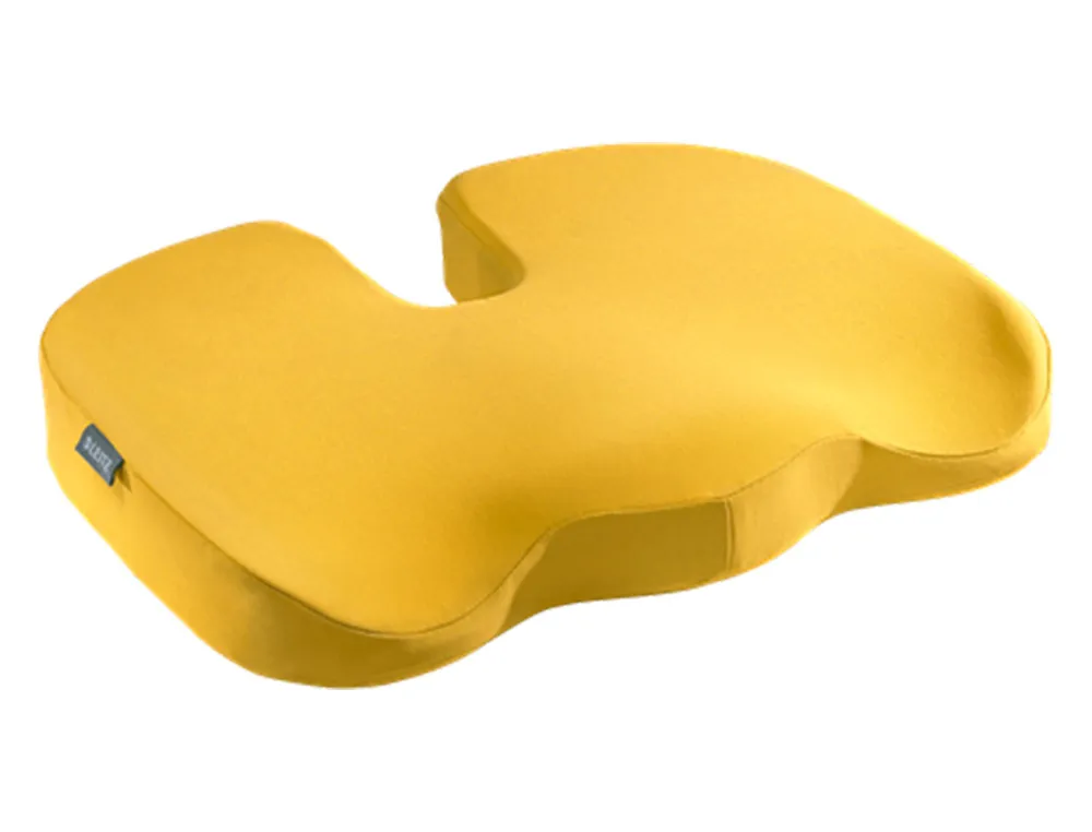 Coussin de siege ergonomique leitz ergo cosy jaune