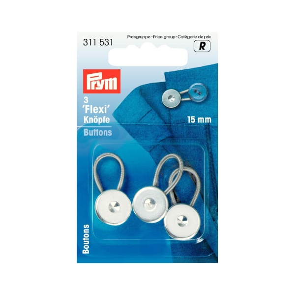 Boutons Flexi PRYM 15MM