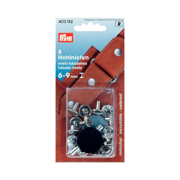 Rivet tubulaire pour épaisseur 6-9mm