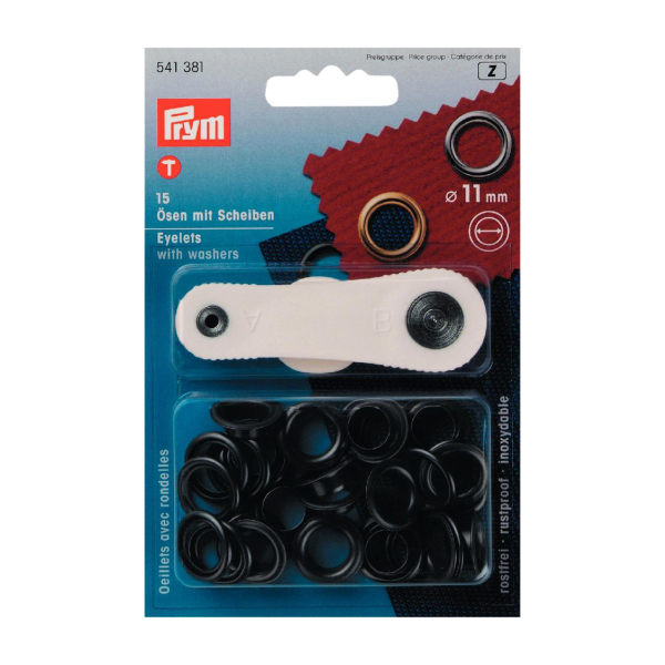 Oeillet + Rondelles 11mm + Outil