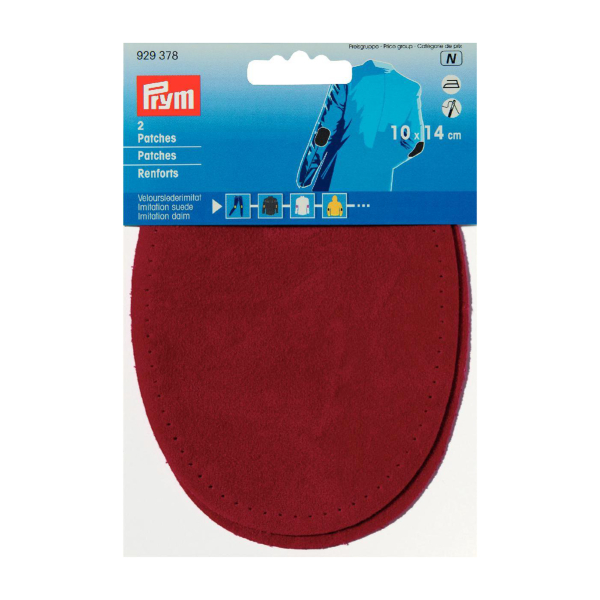 Coudes imitation daim Thermocollant 10 x 14cm