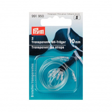Bretelle soutien-gorge transparentes 10mm Prym