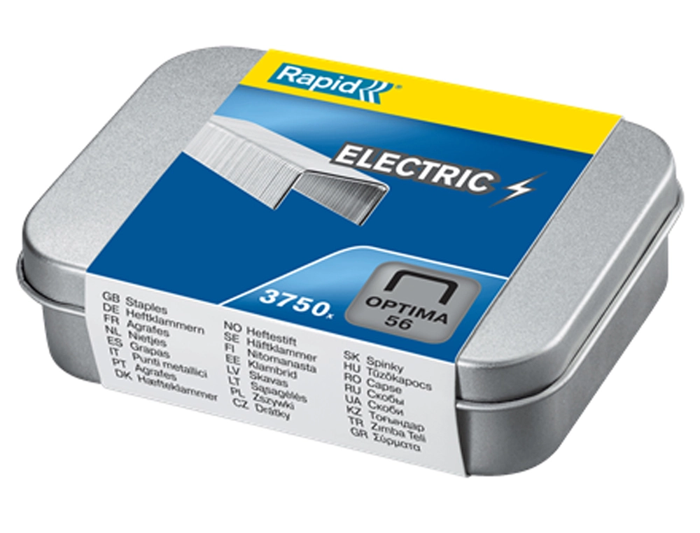 Agrafe Rapid modèle optima n 56 26/6 boite de 3750 agrafes