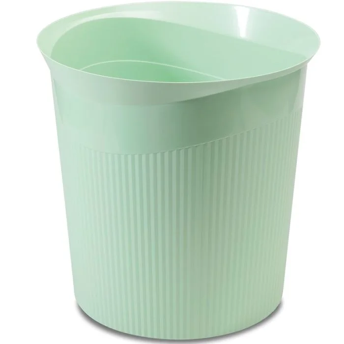 Corbeille à papier 13 litres Re-LOOP - Vert pastel HAN