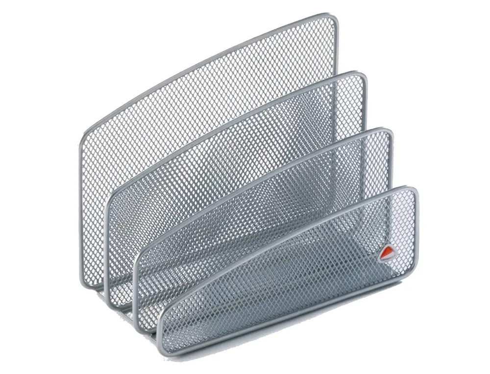 Mini-trieur courrier alba metal mesh 3 compartiments coloris gris