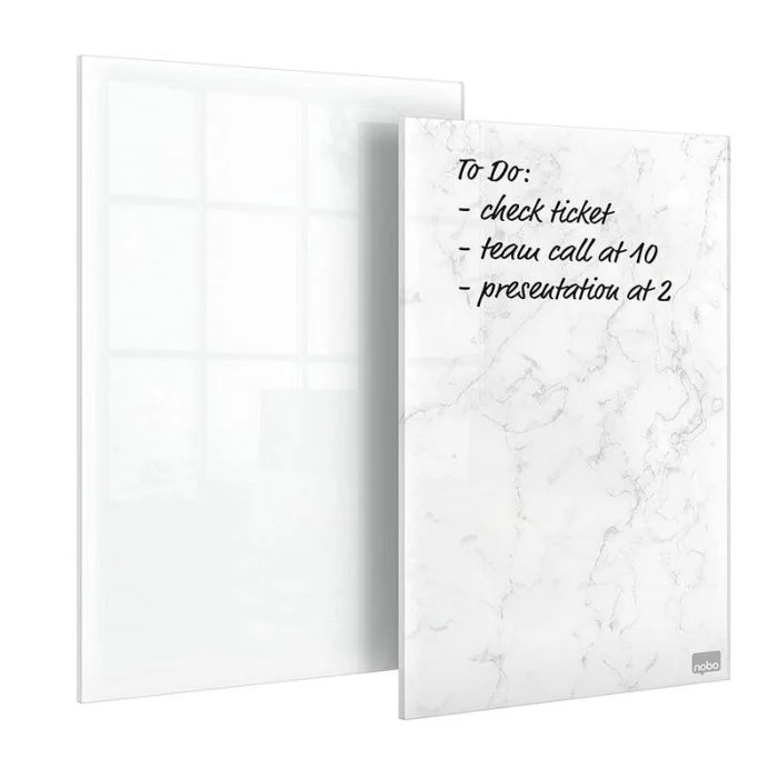 Bloc-notes en Verre - Mini Tableau - 152 x 230 mm NOBO Lot de 2