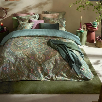 Taie d'Oreiller Pip Studio Alfombra Green Coton