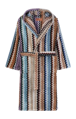 Peignoir Missoni Unisexe Adam Hooded Black Multicolor