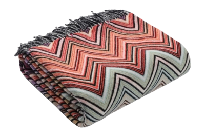 Plaid Missoni Perseo Orange Multicolore