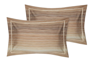 Taie d'Oreiller Missoni Jill Black Multicolore Coton (Ensemble de 2)