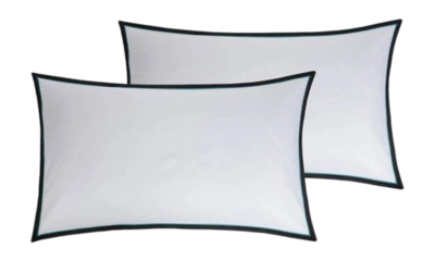 Taie d'Oreiller Missoni Shadow Zigzag White Cotton (Lot de 2)