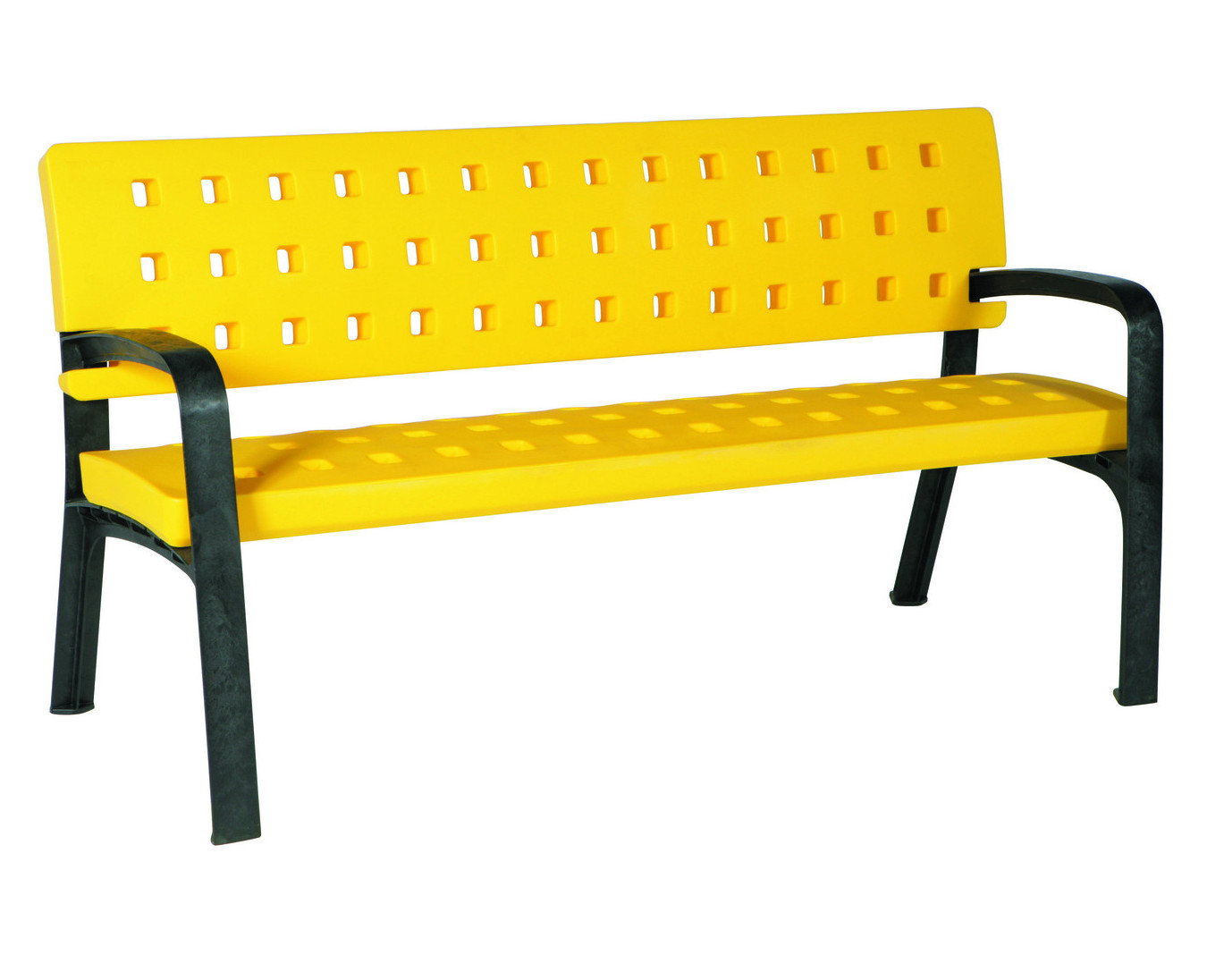 3 bancs colorés polyéthylène Modo