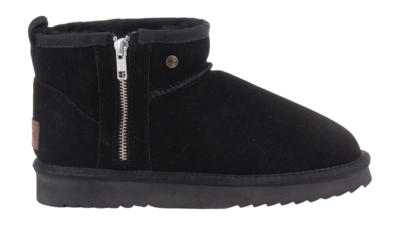 Bottes Warmbat Femme Durack Suede Zipper Black