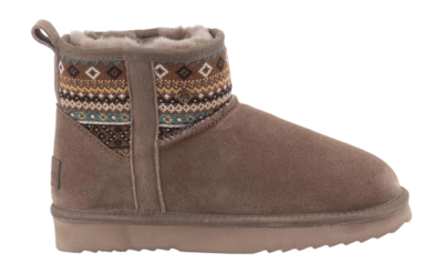 Bottes Warmbat Femme Wallaby Suede Woven Print Mud
