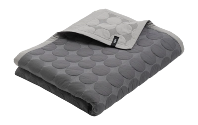 Couvre-Lit HAY Mega Dot Organic Dark Grey