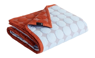 Couvre-Lit HAY Mega Dot Organic Light Blue