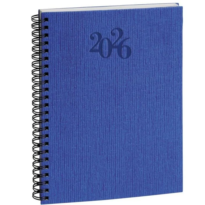 Agenda 2026 Semainier - 150 x 210 mm - Bleu EXACOMPTA HORIZONS 20 S Visuel
