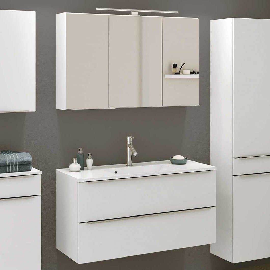 Ensemble salle de bains Hansen 2 100cm - blanc