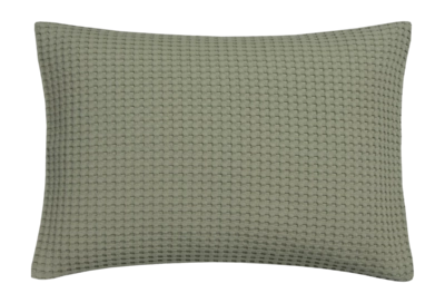 Taie d'Oreiller Vandyck Home Pique Light Olive (Coton)