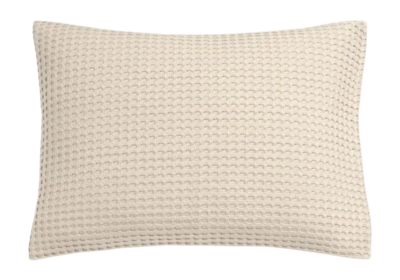 Taie d'Oreiller Vandyck Home Pique Cream Tan (Coton)