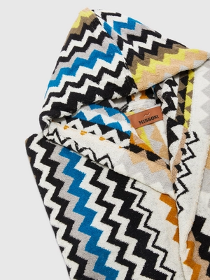 Peignoir Missoni Best Hooded Black Multicolor