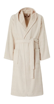 Peignoir Missoni Chalk Hooded White