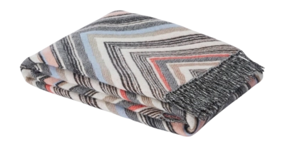 Plaid Missoni Chevron Black Multicolor 25