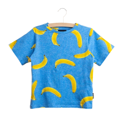 T-shirt SNURK Enfant Banana Blue
